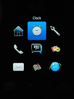 Press the required application.