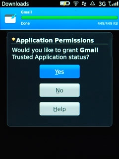 Press Yes to confirm.