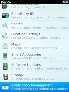 Press Application Management.