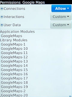 Press the drop down list next to Interactions.