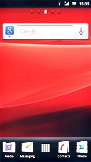 The signal strength icon shows the strength of the network signal at your location. The more lines, the stronger the signal.