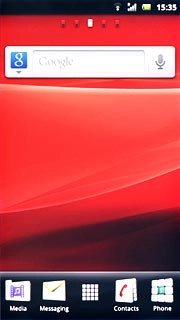 The battery icon shows the remaining battery power. The bigger the coloured section of the icon, the more power.Further information: Charge the battery