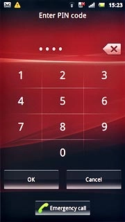 Key in your PIN and press OK.