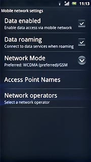 Press Access Point Names.