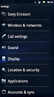 Press Call settings.