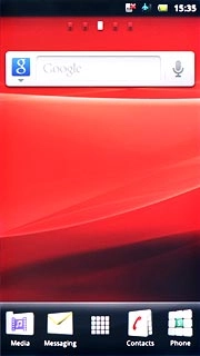 The flight mode icon shows that flight mode is turned on.Further information:Turn flight mode on or off