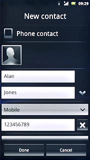 Press the picture icon above the name.