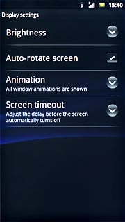 Press Screen timeout.