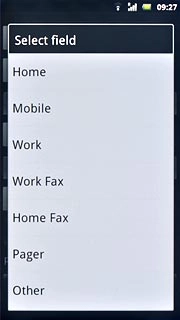 Press the required number type.