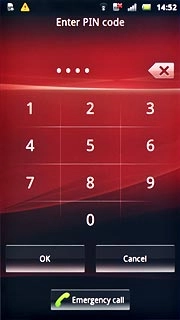 Key in your PIN and press OK.