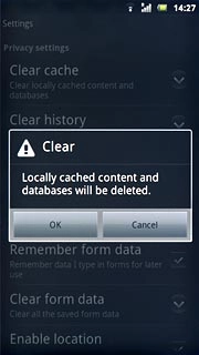 Press OK to confirm.