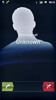 Press the reject icon and drag the icon left.