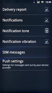 When the box next to the menu item is ticked (V), the function is turned on.