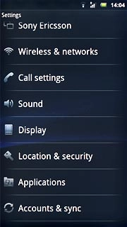 Press Accounts & sync.