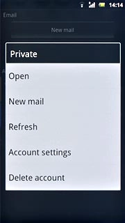 Press Account settings.