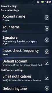 When the box next to the menu item is ticked (V), the setting is turned on.