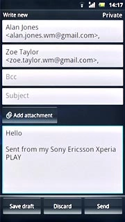 Press Add attachment.