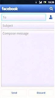 Press the add recipient icon.