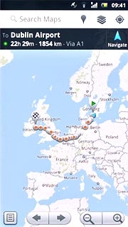 Press the layer icon.