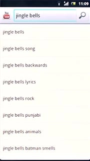 Key in the required search word and press the search icon.