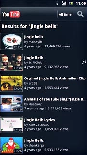 Press the required video clip.