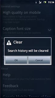 Press OK to confirm.
