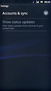 Press Accounts & sync.