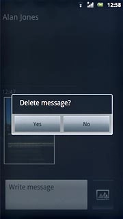 Press Yes to confirm.