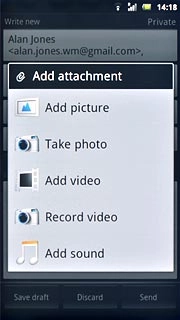 To add a video clip:Press Add video.