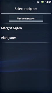 Press New conversation.A picture message containing the picture or video clip is created.