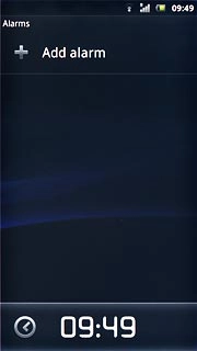 Press Add alarm.