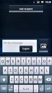 The selected language is displayed.