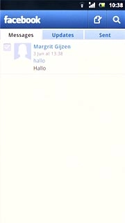 Press the new message icon.