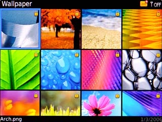 If you select a folder:Highlight the required picture and press the Navigation key.