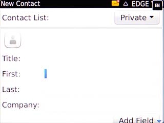 Highlight the field next to First and key in the required first name.