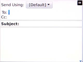 Highlight the field next to To.Key in the first letters of the required contact.Matching contacts are displayed.