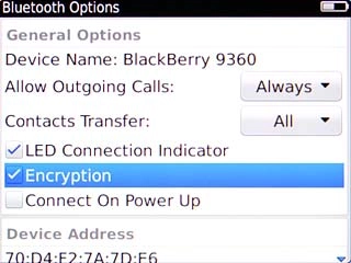 When the box next to the menu item is ticked (V), the function is turned on.