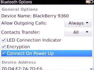 When the box next to the menu item is ticked (V), the function is turned on.