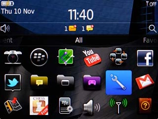 Scroll to Options and press the Navigation key.