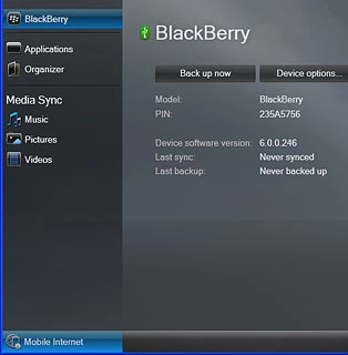 Select Mobile Internet.