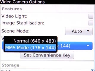 Highlight the required setting and press the Navigation key.