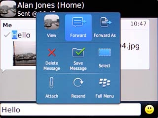 Scroll to Forward and press the Navigation key.Key in the first letters of the required contact.Matching contacts are displayed.