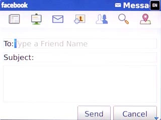 Highlight the field next to To and key in the name of the recipient.