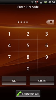 Key in your PIN and press OK.