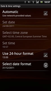 When the box next to the menu item is ticked (V), the function is turned on.