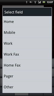 Press the required number type.