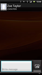 Press Write message.