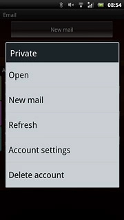 Press Account settings.