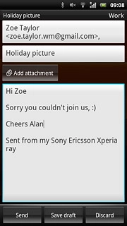 Press Add attachment.