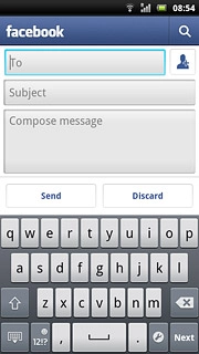 Press the add recipient icon.